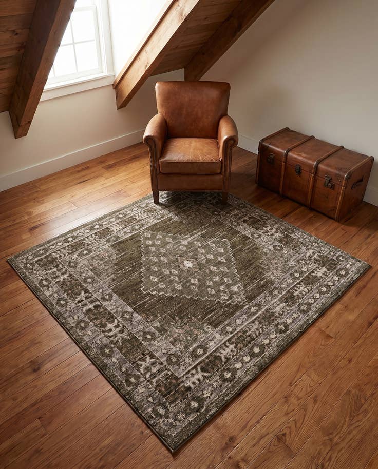 Detail image of 5' x 5' Grand Tradition Rug