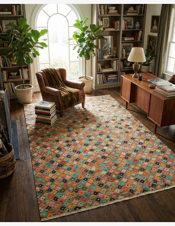 5' 5 x 7' 11 Hand Knotted Balouch Wool Rug