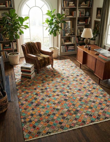 5' 5 x 7' 11 Hand Knotted Balouch Wool Rug