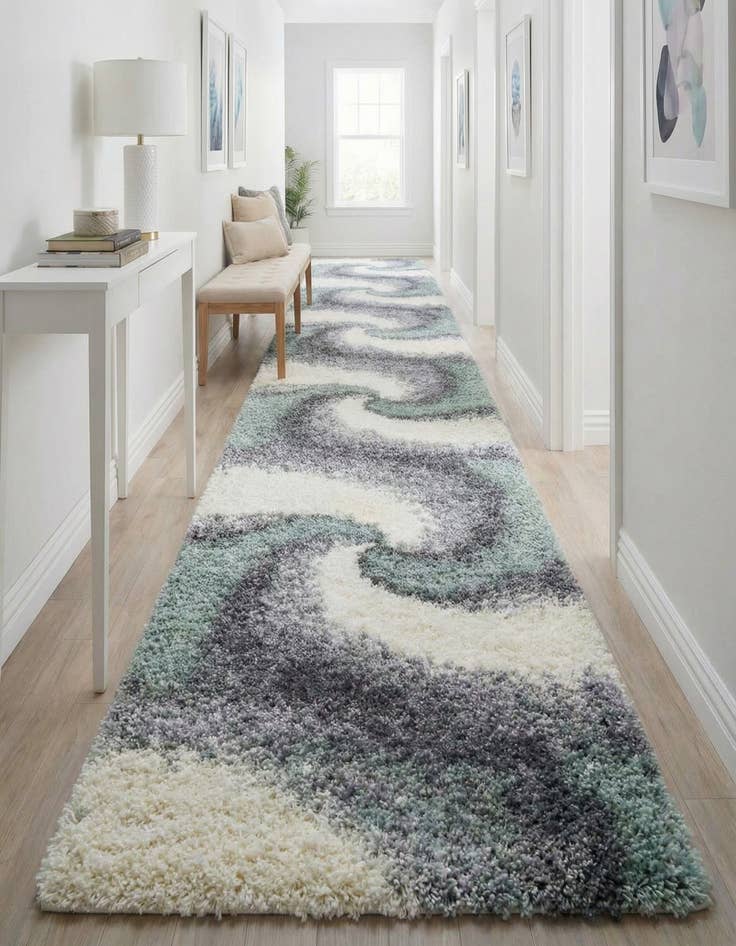 Detail image of 2' 7 x 13' Soft Touch Shag Runner Rug