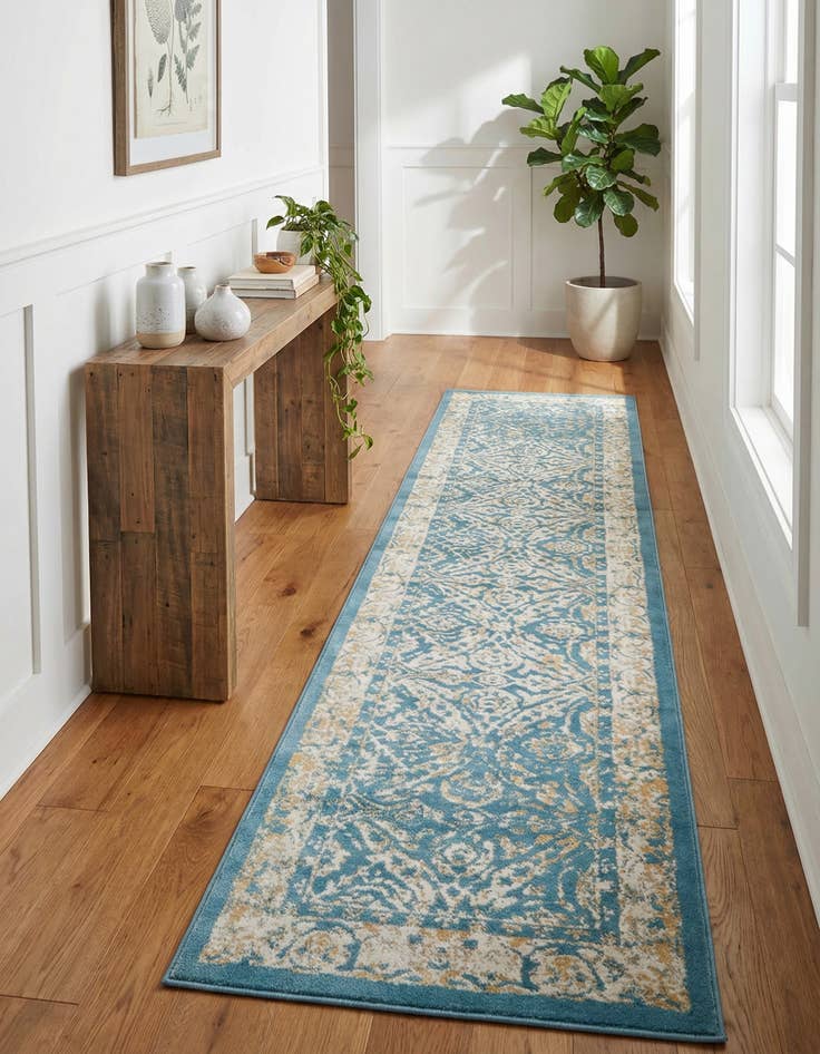 Detail image of 3' x 13' Dahlia Runner Rug