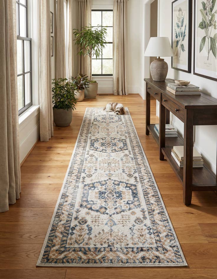 Detail image of 2' 7 x 12' Oxford Runner Rug
