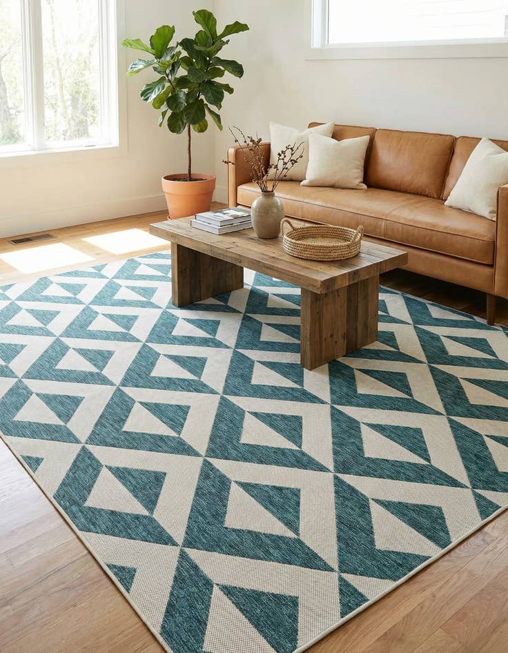 Detail image of 7' x 10'  Washable Jill Zarin Napa Indoor / Outdoor Rug