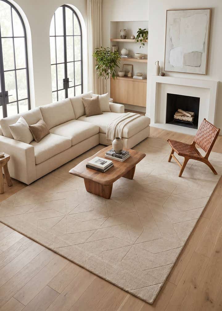 10' x 13' 1 WoolCraft Geometric Rug