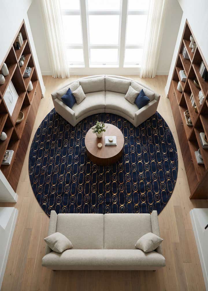 10' x 10' Vogue Geo Round Rug