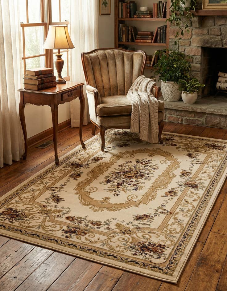 Detail image of 5' 3 x 8' Chateau Rug
