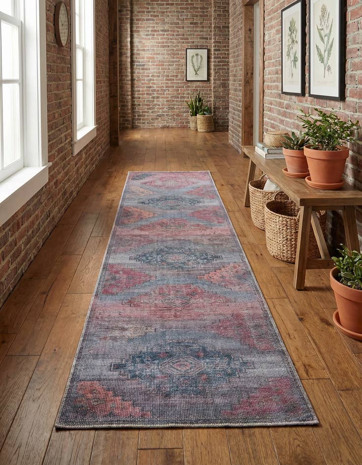 Detail image of 2' 7 x 12'  Washable Sisu Runner Rug
