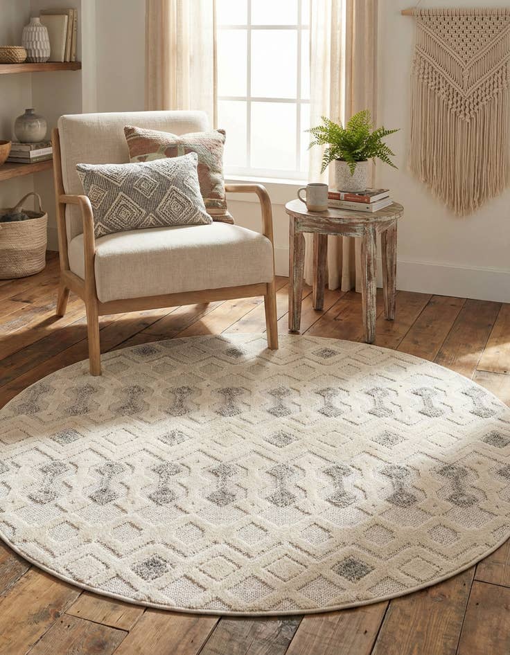 Detail image of 4' x 4' Arlo Round Rug