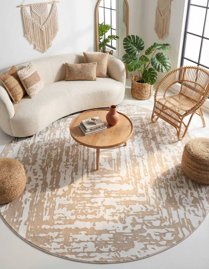 Detail image of 7' 10 x 7' 10 Hermitage Round Rug