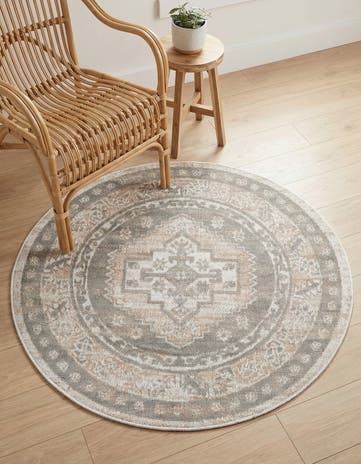 Mink Whitney Round Rug