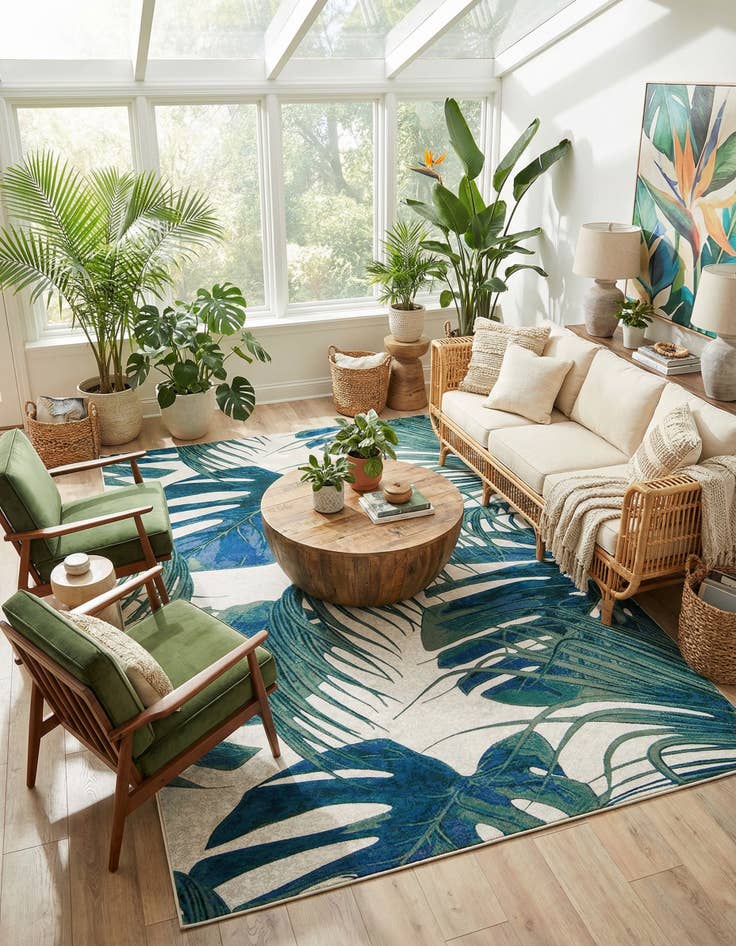 Detail image of 10' x 14' Blossom Rug