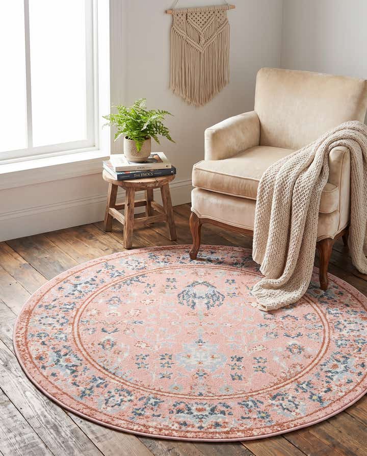100cm x 100cm Kamala Washable Rund Teppich