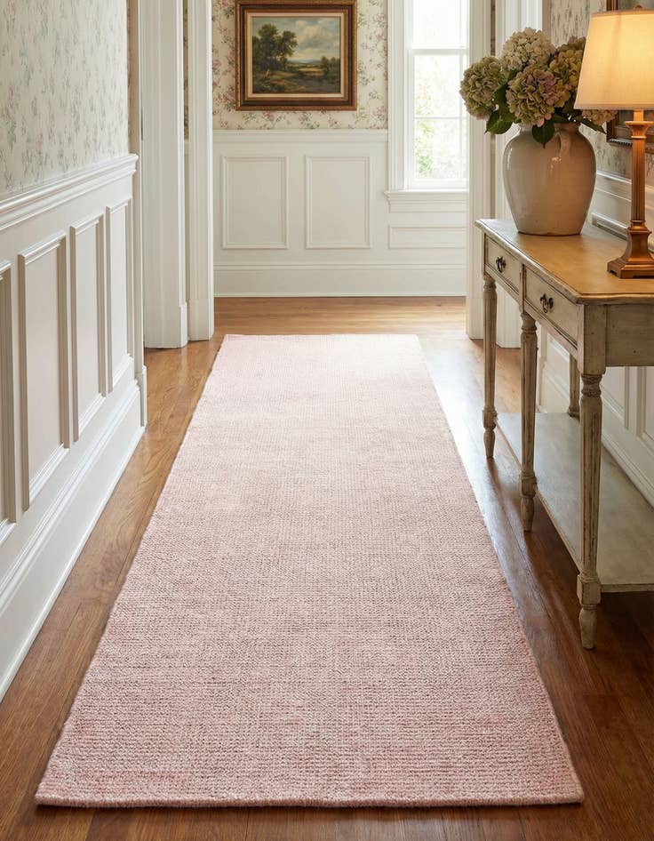 Detail image of 2' x 8'  Hand Woven Jill Zarin English Manor Farmhouse Wool Runner Rug