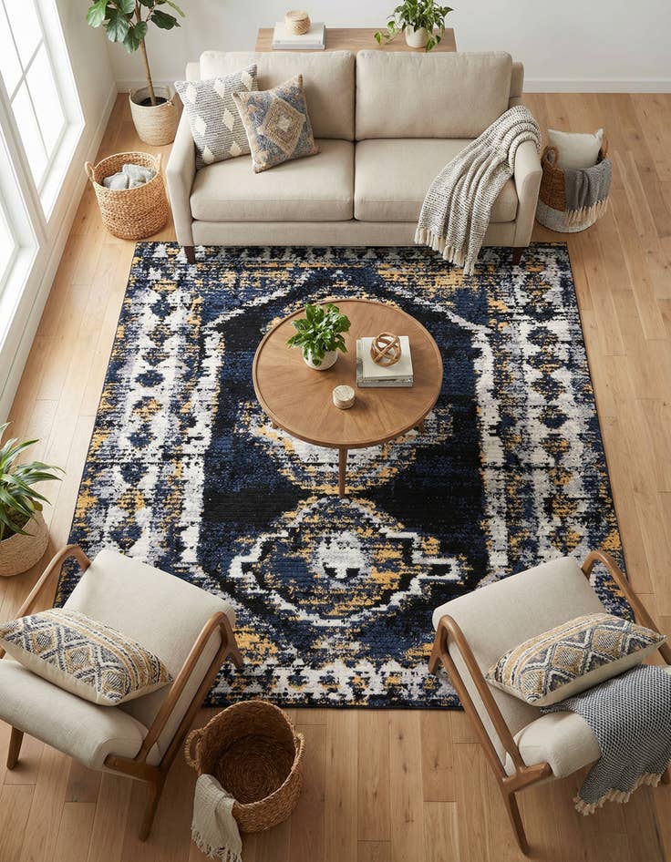 Detail image of 7' 10 x 7' 10 Tagine Square Rug