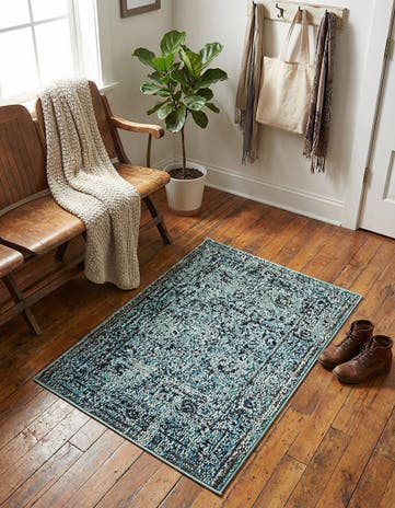 2' 2 x 3' Washable Fleur Rug
