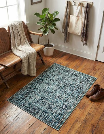 2' 2 x 3' Washable Fleur Rug