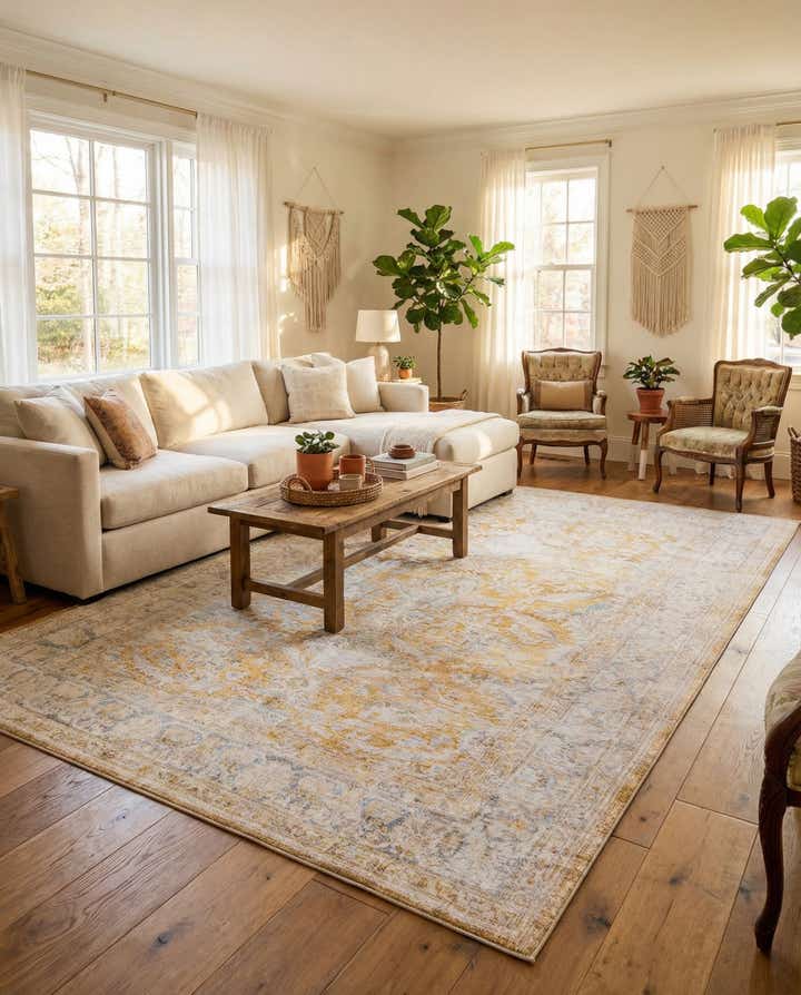 7' 6 x 10' 6 Washable Timeless Rug