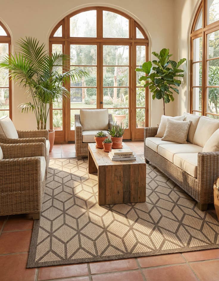 Detail image of 6' 3 x 9' Dunes Rug