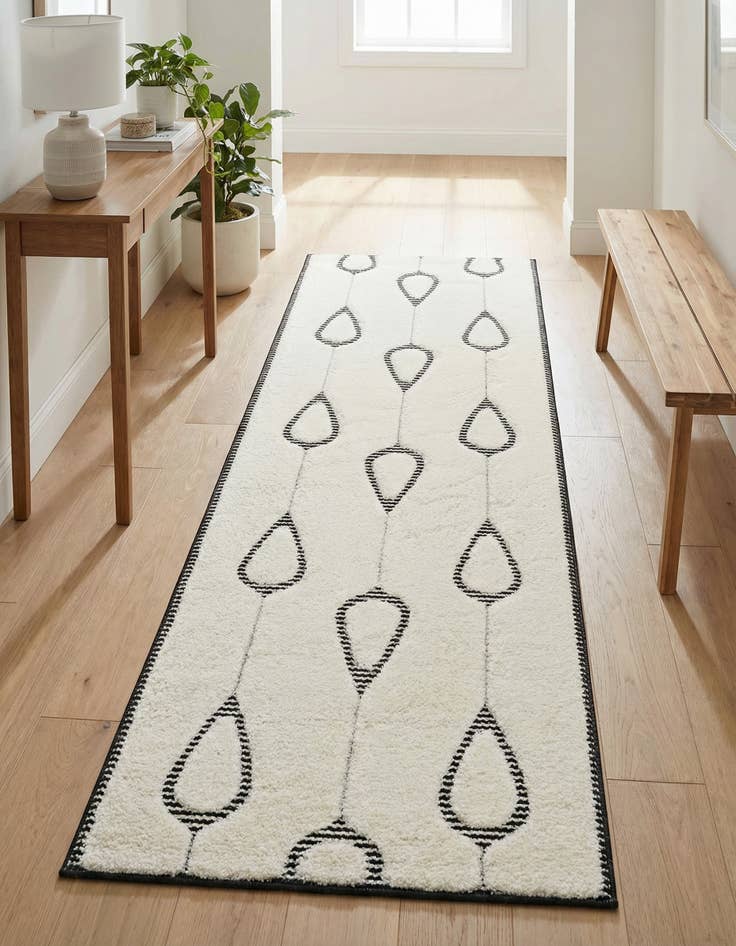 Detail image of  2' 7 x 8' Prismatic Runner Rug