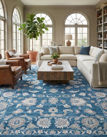 Blue Boston Rug