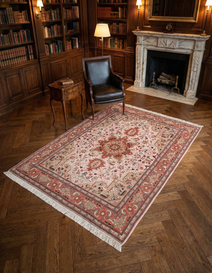 Detail image of 4' 11 x 6' 7 Tabriz Rug