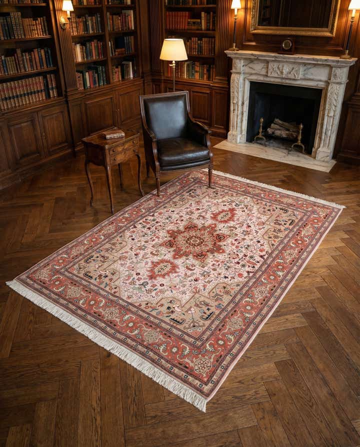 4' 11 x 6' 7 Tabriz Rug