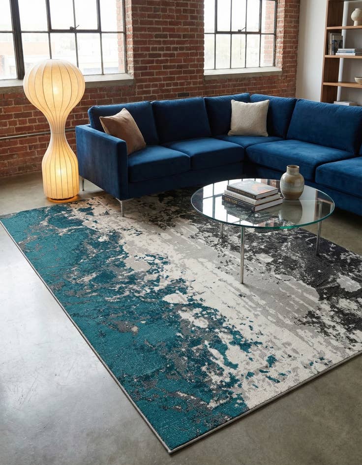 Detail image of 5' 3 x 8' Valencia Rug