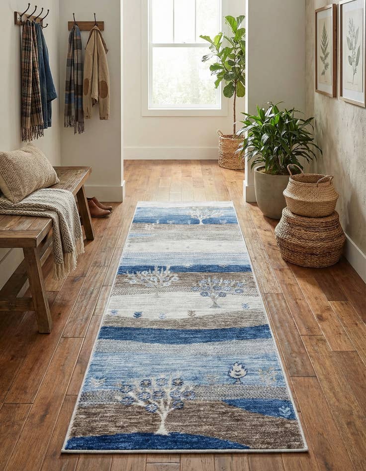 Detail image of 2' x 6' 1 Gabbeh Runner Rug