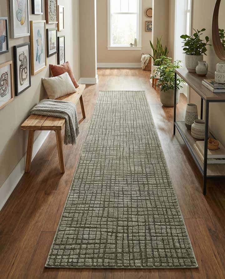 2' 7 x 12' Textura Designer Runner Rug