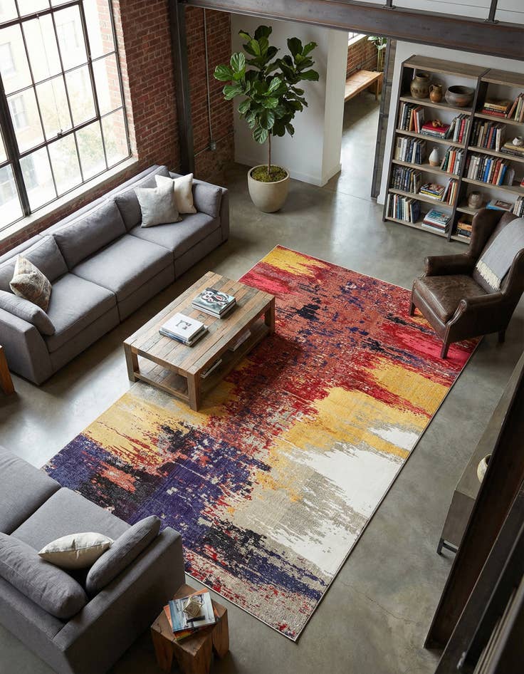 Detail image of 10' 6 x 16' 5  Washable Casablanca Rug