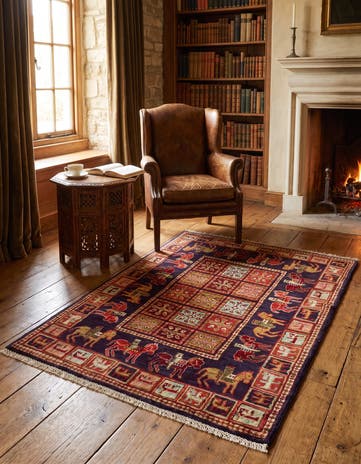 2' 10 x 4' Hand Knotted Ariana Ziegler Rug