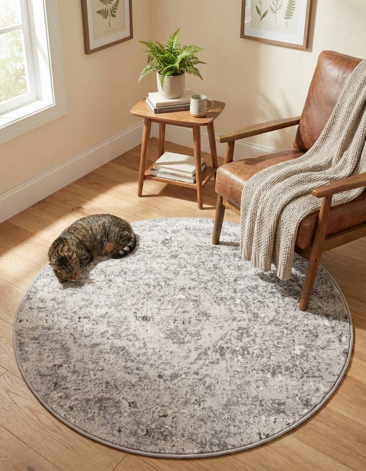 Detail image of  3' x 3' Oregon Round Rug