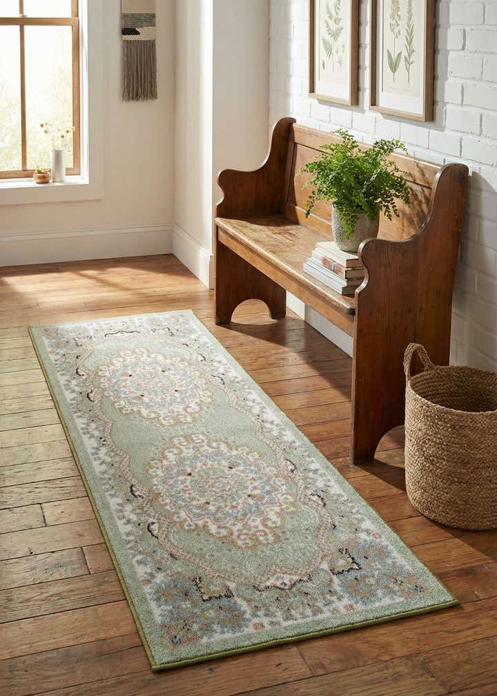 2' x 5' Kamala Washable Runner Rug