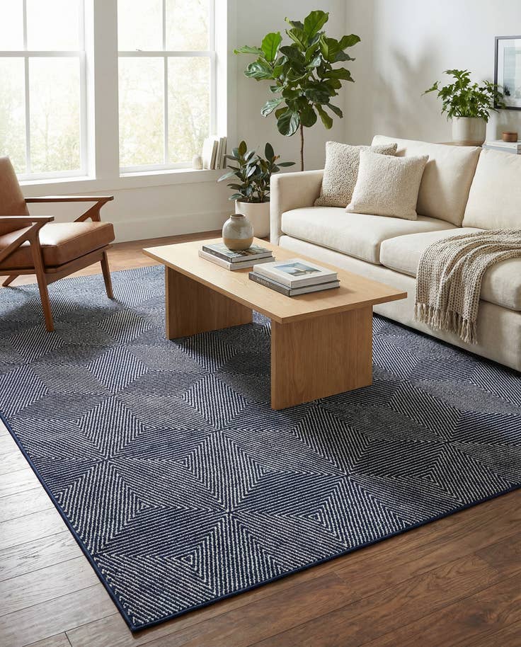 Detail image of 9' x 12' Easy-Clean Sabrina Soto Indoor / Outdoor Rug