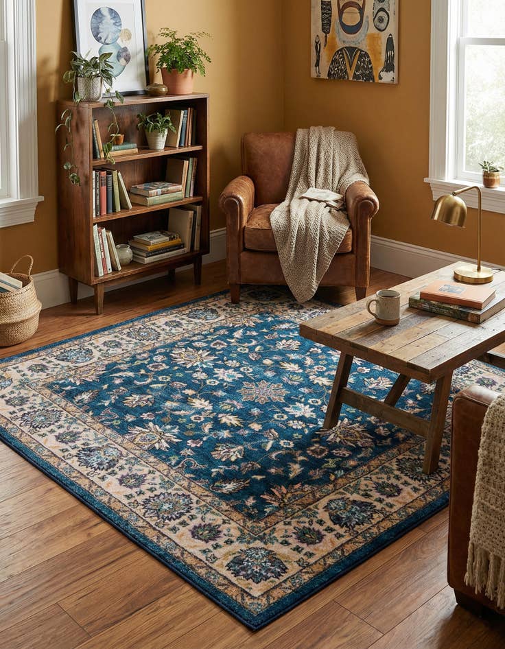 Detail image of 5' 3 x 5' 3 Medina Square Rug