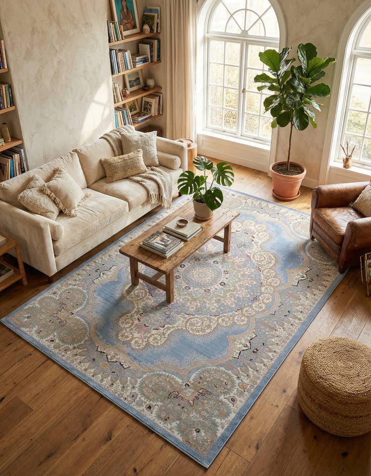 Detail image of 9' x 12' Kamala Washable Rug