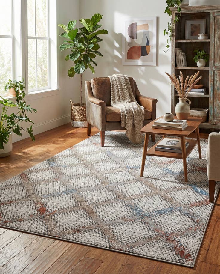 Detail image of 5' 3 x 7' 7 Modern Classical Rug