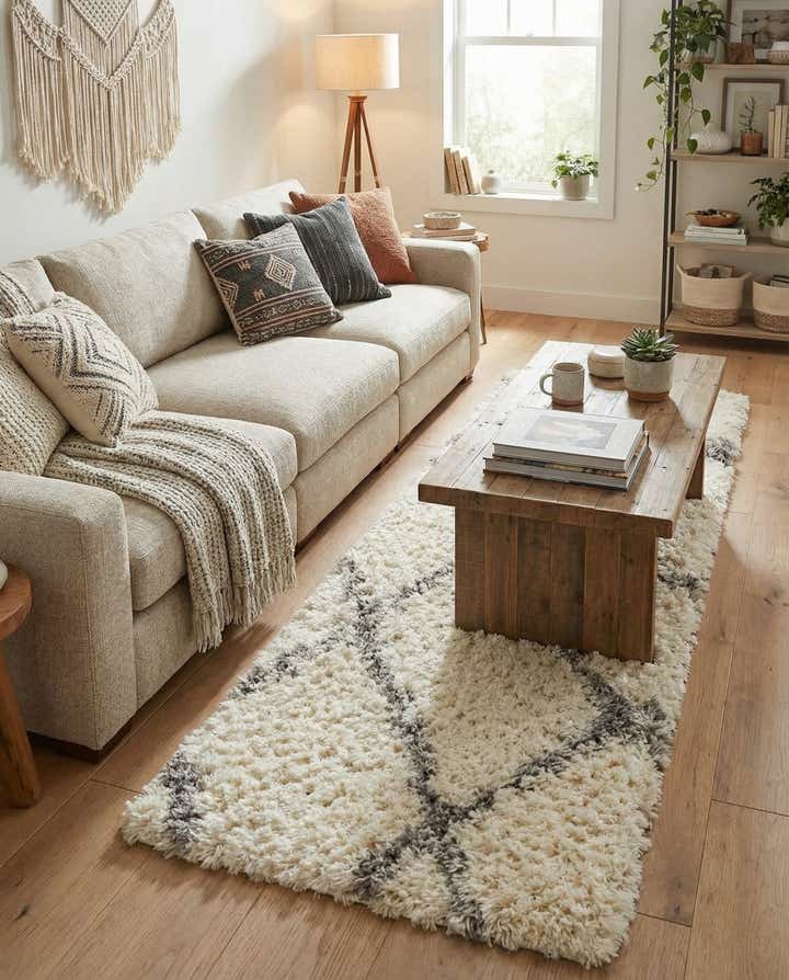 2' x 6' Infinity Shag Runner Rug