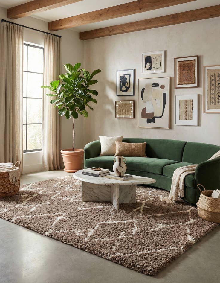 Detail image of 9' x 12' Infinity Shag Rug