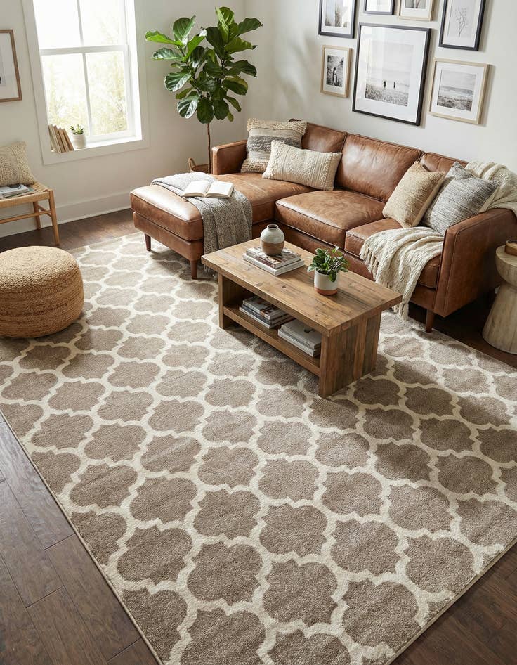 Detail image of 10' x 14' Lattice Rug