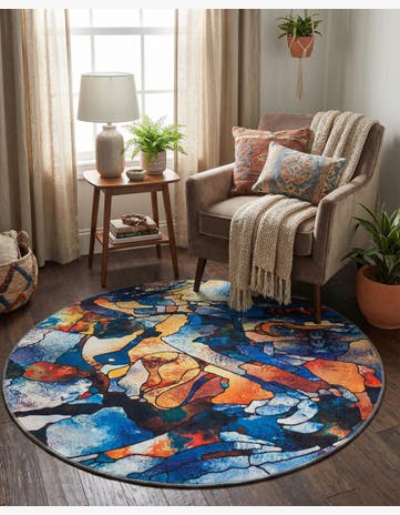 Yara Round Rug