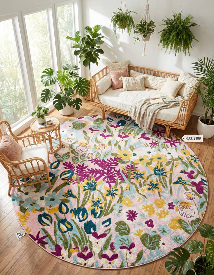 Detail image of 10' x 10' Bloom Round Rug