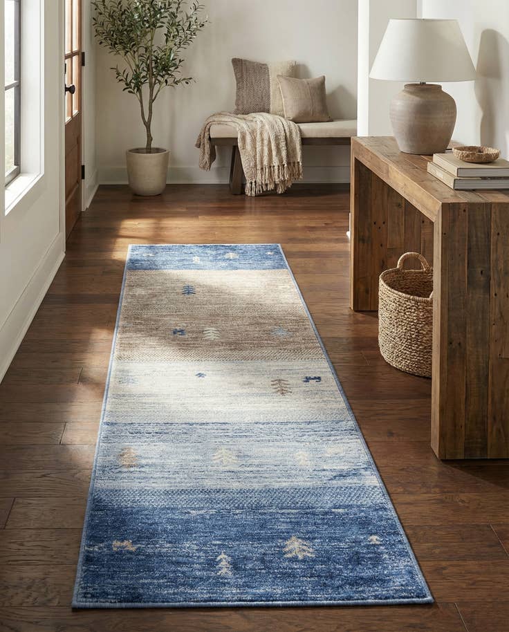 Detail image of 2' x 6' 1 Gabbeh Runner Rug