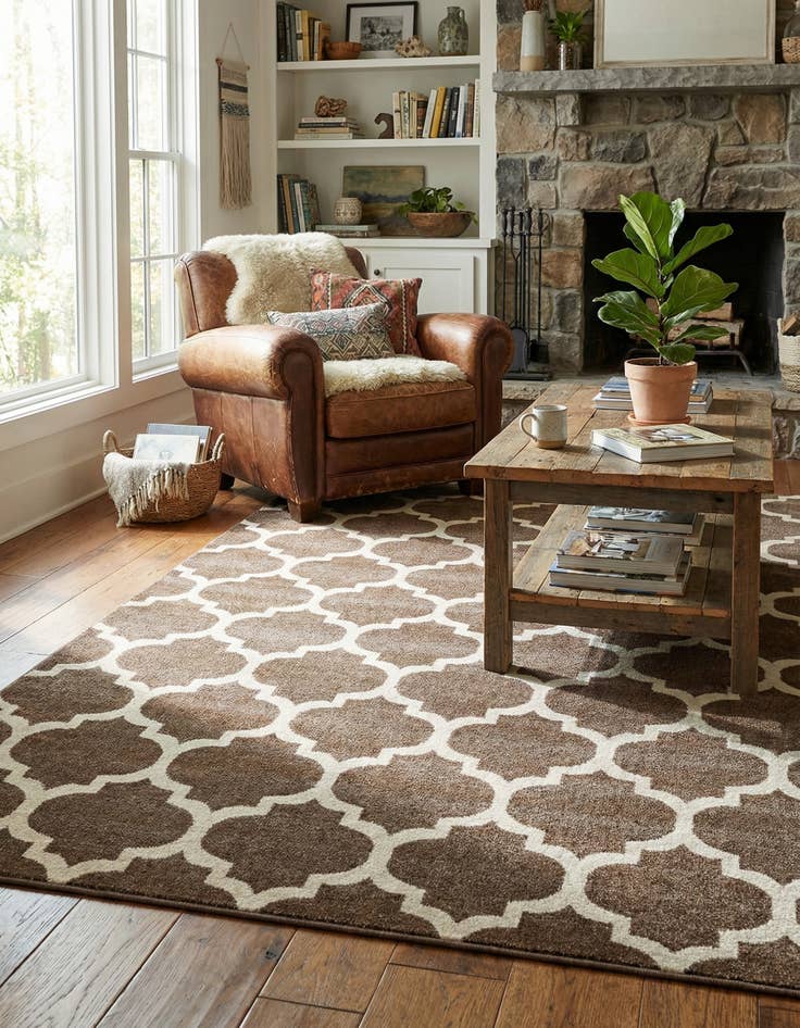 Detail image of 7' x 10' Trellis Rug