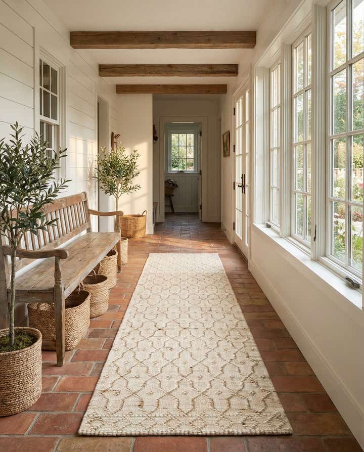 2' 7 x 13' 11 Hand Woven Larsa Jute Runner Rug