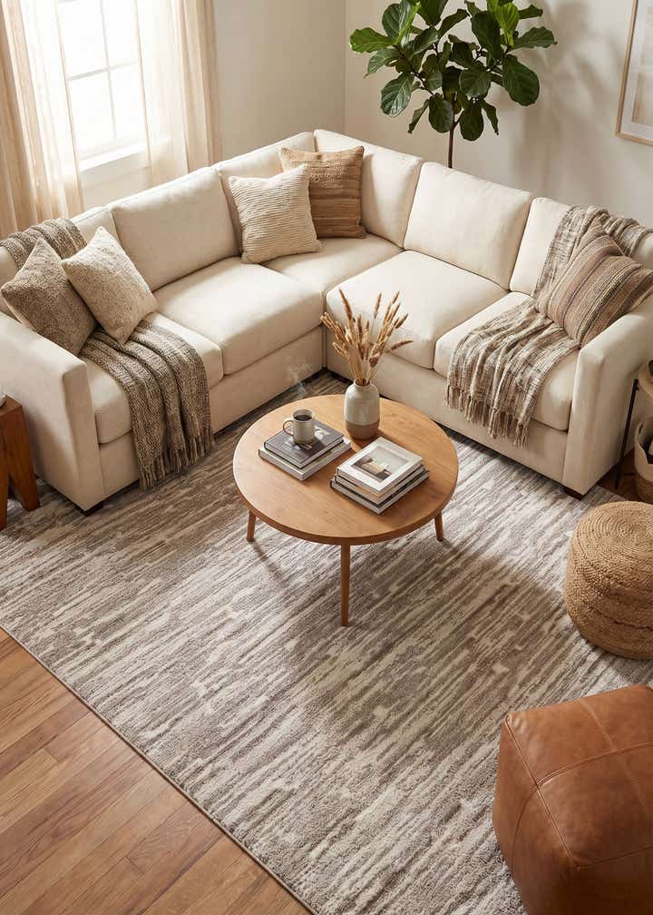 9' x 12' Sepia Rug