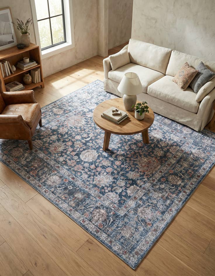 Detail image of 7' 10 x 7' 10 Yara Square Rug