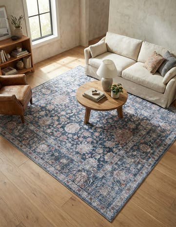 7' 10 x 7' 10 Washable Yara Square Rug