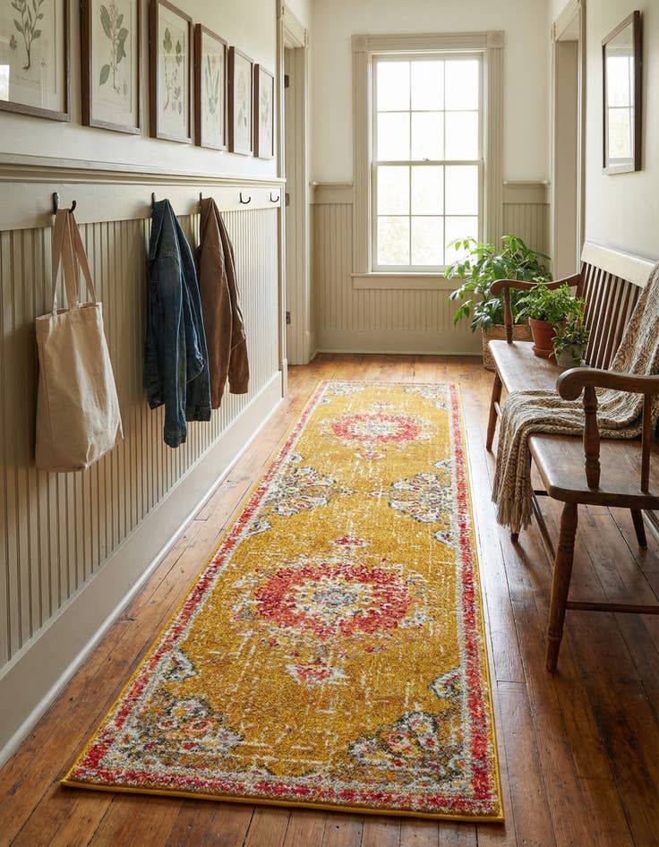 Detail image of 2' 7 x 10' Carrington Runner Rug