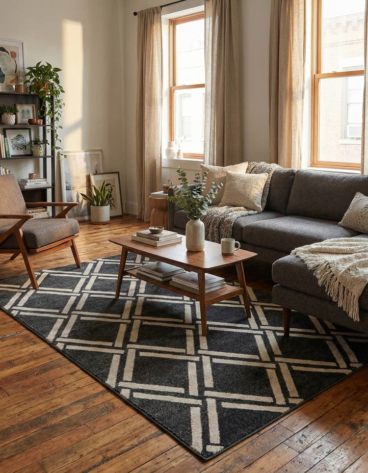 5' x 8' Lattice Rug
